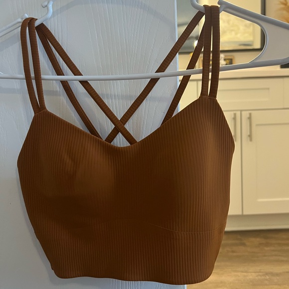 Like A Cloud Ribbed Longline Bra - Picture 3 of 5